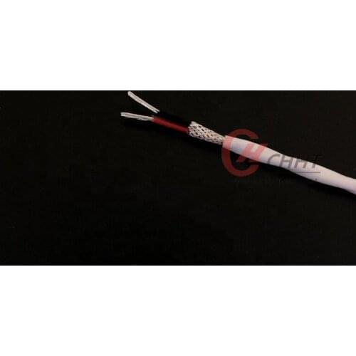 PT100 Type PFA Insulation AFPF-CH 2*20AWG Silver-Plated Temperature Measuring Line Thermocouple Wire