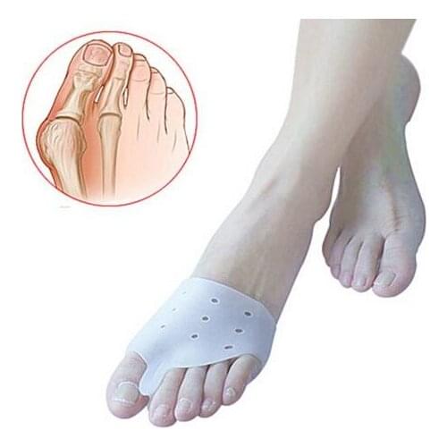 10pair=20pcs Silicone Toes Separator Hallux valgus Orthotics Daily Use Foot Care Tool Orthopedic pad The big Bunion Corrector