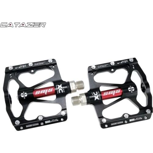 Aluminum Alloy Bicycle Pedal Mountain Bike Pedal MTB Road Cycling Sealed 3 Bearings Pedals for BMX Ultra-Light Bicycle Pedals