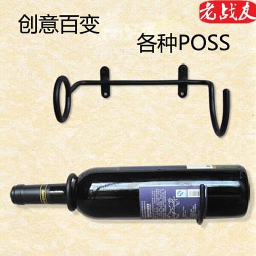 European style wrought iron wine rack/decorative creative bar/wine rack/bottle upside down/glass rack