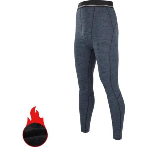 Winter Thermal Bike Underwear Men Long Johns Hombre Keep Warm Running Fitness Trousers Yoga Pants Leggings Cycling Base Layer