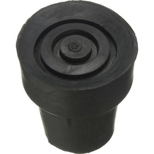 1Pcs Bottom 19mm Soft Gum Rubber Pads Walking Hiking Sticks End Cover Tips Cane Crutch Pad Rubber Heavy Duty Metal Ferrule