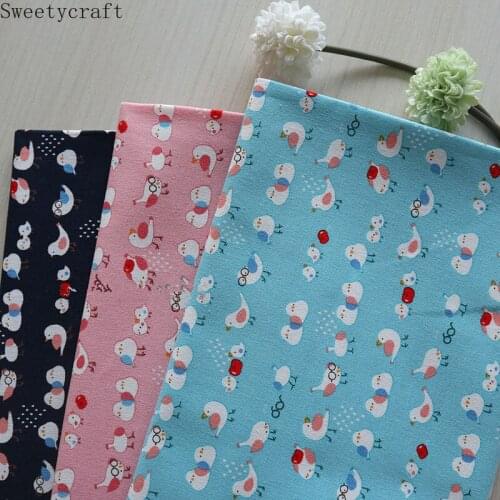 110x45cm Thick cotton fabric by Yard Bird printed Cloth DIY Handmade Sewing Bag Hat Patchwork Material Accessories Home Textile