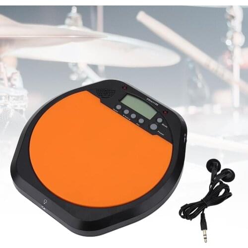 2 in 1 Portable Digital Electronic Dumb Drum Pad Percussion Practice Metronome Dumb Drum Pad Percussion Practice Metronome Dumb