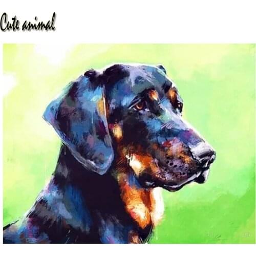 5d Diy Diamond Painting Cross Stitch Kits Dachshund dog Diamond Embroidery Needlework full Square/round Rhinestone Cute animal