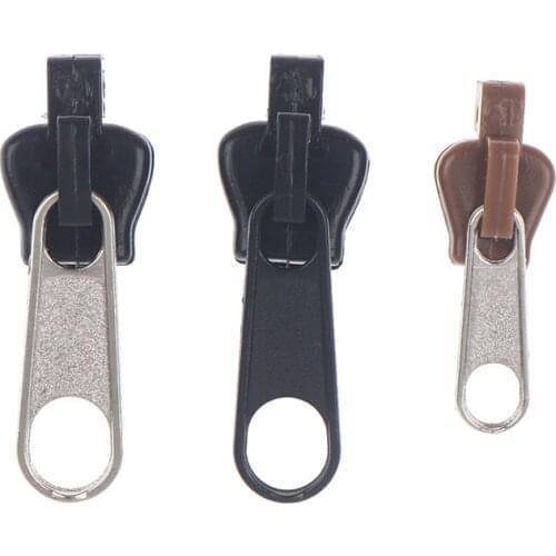 6pcs Zipper Repair Kit Universal Instant Fix Zip Replacement Zip Slider Teeth Rescue Zipper For Tailor Sewing Craft Tool