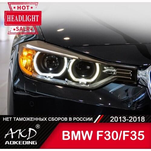 AKD Car Styling Headlights for BMW F30 Head Lamp 2013-2018 LED Headlight DRL Head Lamp Led Projector Automotive Accessories