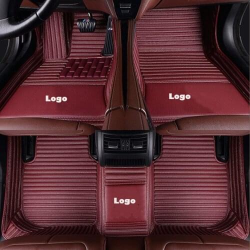 Custom car floor mats for Toyota Corolla Camry Rav4 Auris Prius Yalis sequoia corwn C-HR VIOS car accessories Custom foot Pad