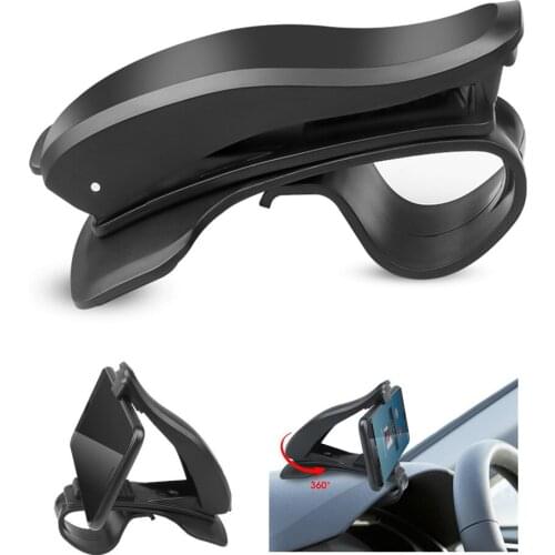 Phone Car Holder For GPS Navigation Dashboard Phone Stander 360 Degree For Mobile Phone Clip Mount Stand Bracket Iphone holding