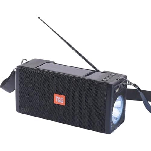 TG188 Bluetooth speaker portable sound column wireless solar charging 3D stereo with mobile power music Boombox super subwoofer