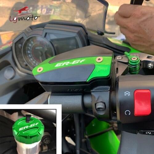 For Kawasaki ER6F ER-6f 2009-2016 Hot Deals Motorcycle Accessories Front&Rear Brake Fluid Cylinder Master Reservoir Cover Cap