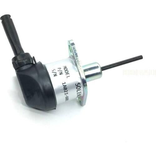 For KUBOTA D1105T 185 KOMATSU PC56-7 Flameout solenoid valve Flameout switch excavator accessories