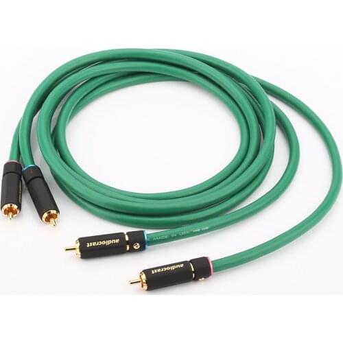 2328 Audio Cable RCA interconnect cable Analog Audio Interconnect with Carbon RCA Connector