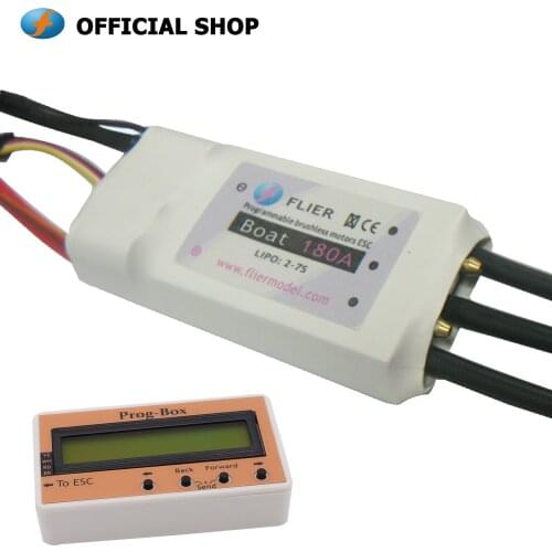Hot selling electric regulator 7S 180A ESC for rc boat with program box