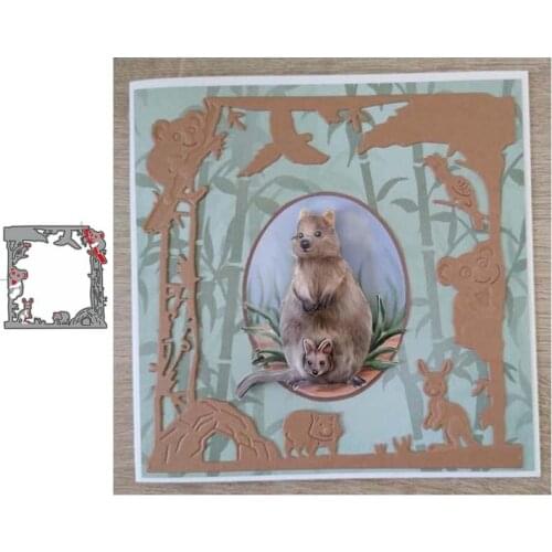 2020 Kangaroo Animal Board Metal Cutting Dies DIY Scrapbooking Paper Photo Album Crafts Knife Mould Card Embossing Mold Stencils
