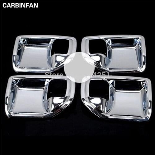 Interior Door Handle Bowl Mouldings Trims Bezel Accessories Sticker For Jeep Patriot 2011 2012 2013 2014 2015