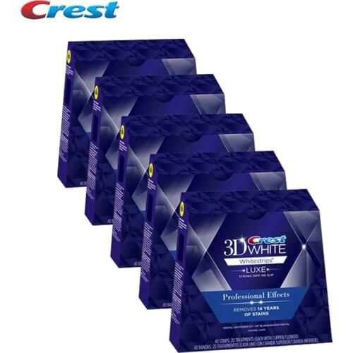 Teeth Whitening White Strips 3D White LUXE Professional Effect 5Box 200 WhiteStrips Oral Hygiene Dental Tooth Whitening Strips