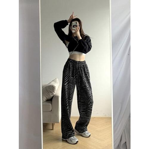 SKNG Women's Straight Trousers