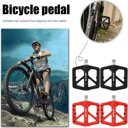 1 Pair Anti Slip Bicycle Pedal Replacement Left Right MTB Bike Pedal Bearings Flat Platform Pedals Cycling Parts