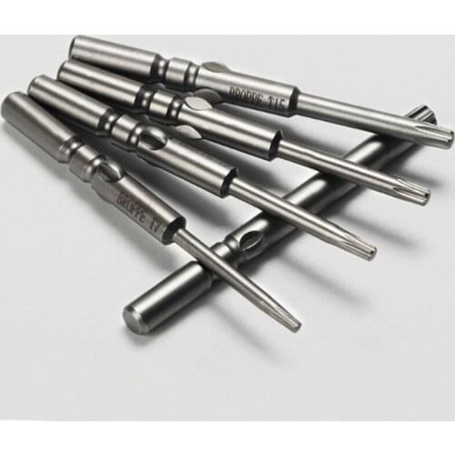 10Pcs 801 T5-T25 Torx Screwdriver Bit Set 5mm Round Shank Electric Screwdriver Bits S2 Alloy Steel Hand Tools