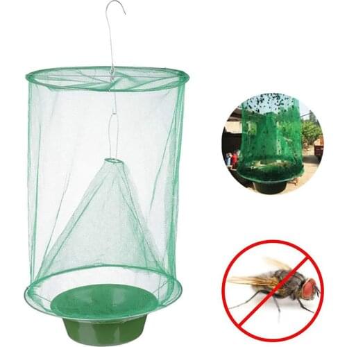 5pcs Reusable Hanging Fly Cage Pest Control Supplies Garden Wasp Trap Kills Pest Fly Killer Uesd for Park Homes Vegetable Farms