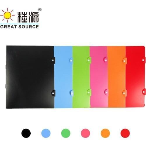 8K Painting Display Folder With Handle Sketch Presentation Book 40 Transparent Pockets Candy Color 460*345mm(18.11"*13.58")
