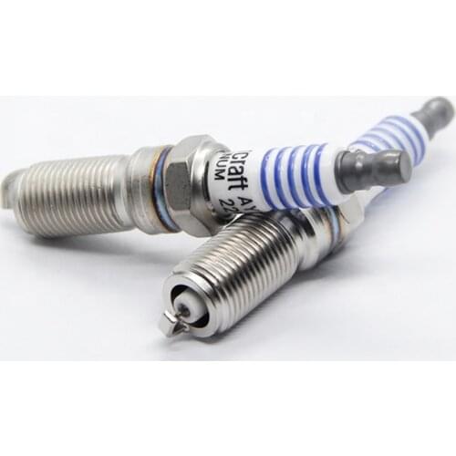 AYFS22FM SP-411 4PCS Platinum Spark Plug For MAZDA FORD FOUCS C-MAX FIESTA EDGE LINCOLN MKX CADILLAC CTS MAZDA MERCURY SP411