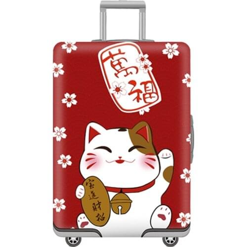 Mickey Pattern Travel Suitcase Luggage Cover Elastic Protection Case Covers For 18-32Inch Trolley Baggage Trunk Dust Cover
