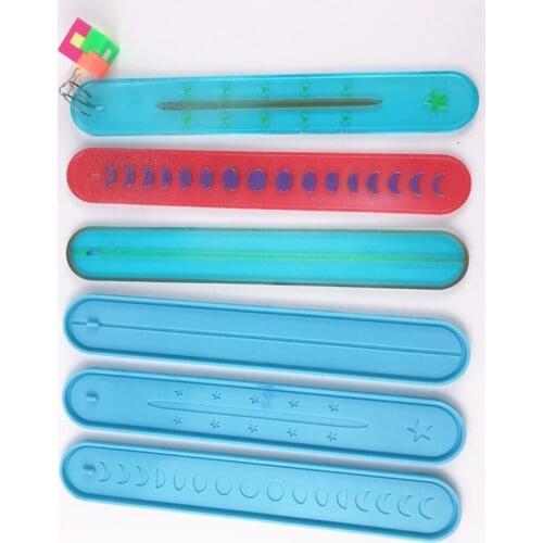 Incense Holder Silicone Mold for Resin Casting Moon Phase Incense Line Board Resin Molds Jewelry Box Epoxy Casting Mold U90F