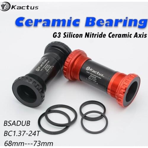 KACTUS Bike BSA-DUB Bottom Bracket Ceramic Support Bearings Compatible with SRAM DUB Cranksets Spare Parts Mountain Bicycle BB