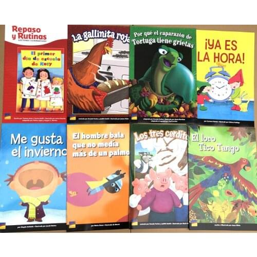 Random 1 Book Parent Child Kids Spanish Book Interesting Popular Science Knowledge Education Reading Libros Big Size Book Age 8