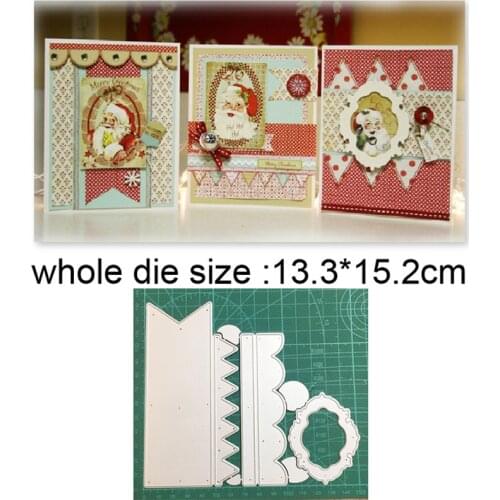 Craft dies metal cutting dies cut die holiday banner frame Scrapbooking dies craft paper knife mould blade punch stencils dies
