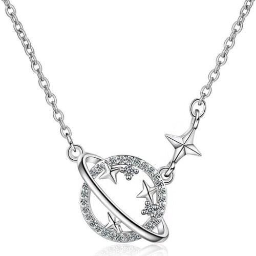 Cute Rabbit Tiny Zirconia Pendant Necklaces Fashion Gold Silver Color Chain Choker Necklace Party Jewelry Gifts for Women Girls