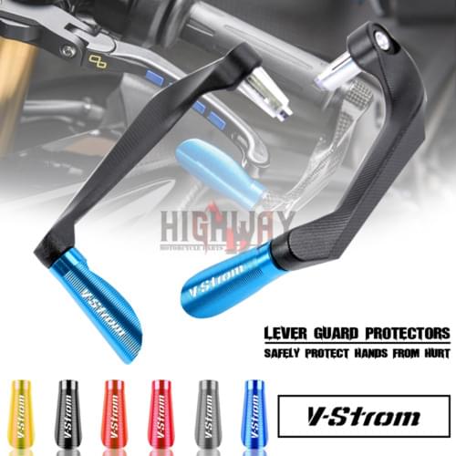 Motorcycle CNC Aluminum 7/8'' 22mm Brake Clutch Levers Guard Handlebar Protector For SUZUKI DL 650 V-STROM
