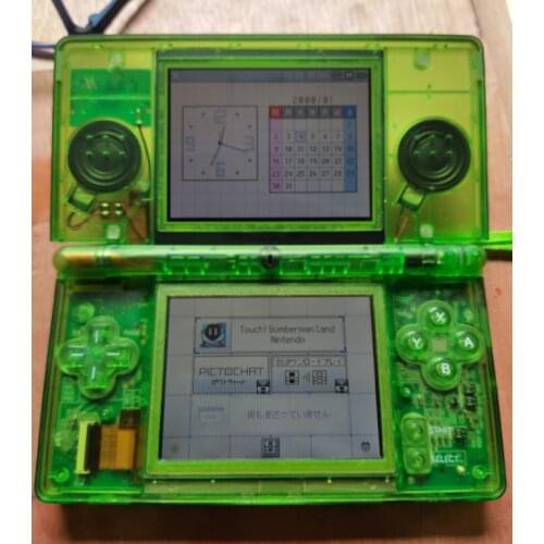 Plastic Shell Fit for Nintend NDSL DSL DS NDS Lite Repair Housing Full Set Game Console Clear Green Pink Yellow