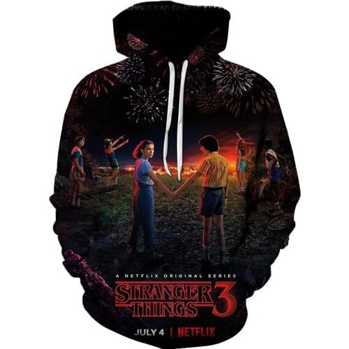 Stranger Things Hoodie Men Women Cosplay Casual Pullover Sweatshirt Teenager Children Cool Street Breathable Hoodies