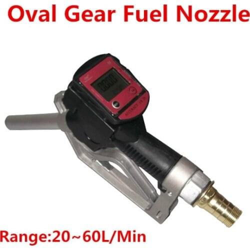 Turbine flow meter sensor flowmeter flow indicator counter fuel gauge flow device gasoline diesel petrol oil water Refueling gun