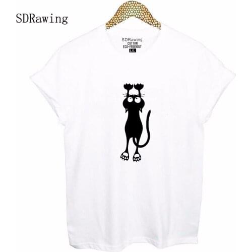 Cat Tekir Unisex Women Cotton T Shirts Graphic Tees Cat Collection Fan Shirts Funny Cute Cat tops Crazy Gift AllDayUS drop ship