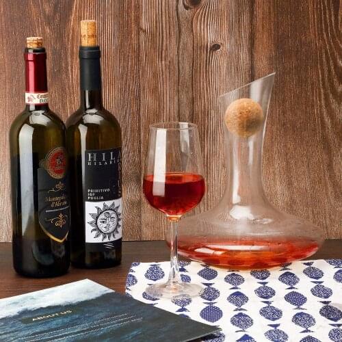 2 Pcs Wine Cork Balls 61mm Premium Natural Round Wooden Wine Cork Ball Stopper Wine Decanter Carafe Bottle Replacement Parts