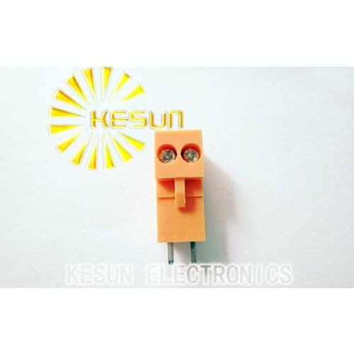 200PCS HT396 HT396K + HT396V 2Pin 3.96mm Straight Pin Plug-in Screw Terminal Block ROHS