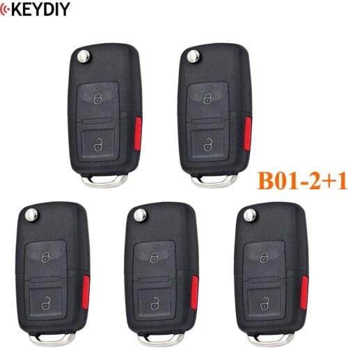 5PCS,Original 3 Buttons Universal KEYDIY for B01-2+1 B5 Style Remote Control Key B-Series for KD-X2 KD900 ,URG200 MINIKD