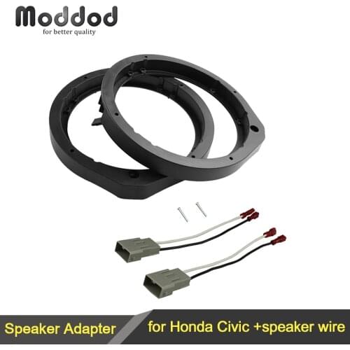 Speaker Adapter for Honda Civic Accord Crosstour CR-Z 6.5"/6.75" 165mm Stand Ring Frame Wiring Harness Connector Cable