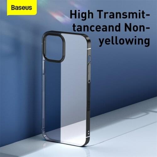 Baseus Mobile Phone Case for iPhone 12 Pro/Pro Max Camera Lens Protection Anti-broken Protective Case Cover for iPhone 12