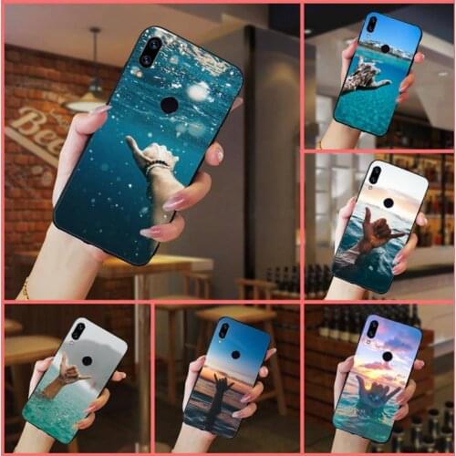 Waves Ocean Shaka Surf Phone Case For Xiaomi Redmi note 7 8 9 t max3 s 10 pro lite custom coque shell cover funda