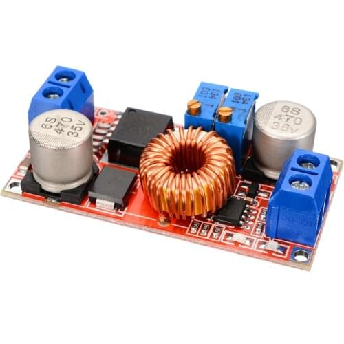 Efficient Adjustable 5A DC-DC Buck Module Constant Current Voltage Regulator Step Down Converter Buck Charging Board 5V 12V 24V