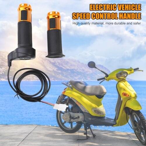 E-Bike Scooter Twist Throttle Grips Electric Bicycle Speed Control Handlebar Electric Lightweight Element Decoration