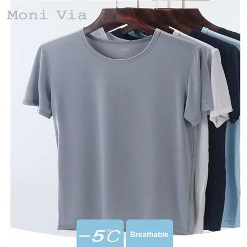 Fashion Brand Mens Solid Mesh T-Shirt Stretchable Loose Transparent Short Sleeve O-Neck Tops Casual Streetwear Top Men Clothes