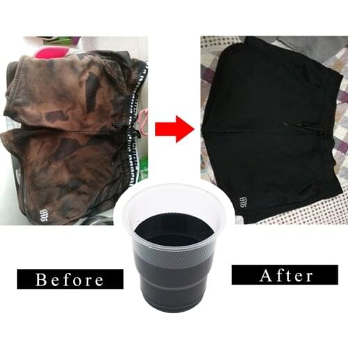 20g Black DIY Dye Paints Pigment Dyestuff Paint for fabric Textile Dyeing Clothing Renovation for Cotton Nylon Acrylic Paint