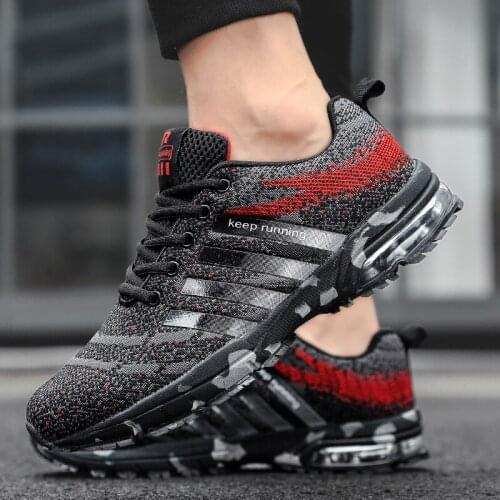 Big Size Black Keep Running Shoes Men Breathable Outdoor Sports Shoes Men Lightweight Air Cushion Men Sneakers Zapatillas Hombre