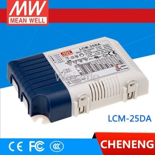 MEAN WELL original LCM-25DA 36V 700mA meanwell LCM-25DA 36V 25.2W Multiple-Stage Output Current LED Power Supply